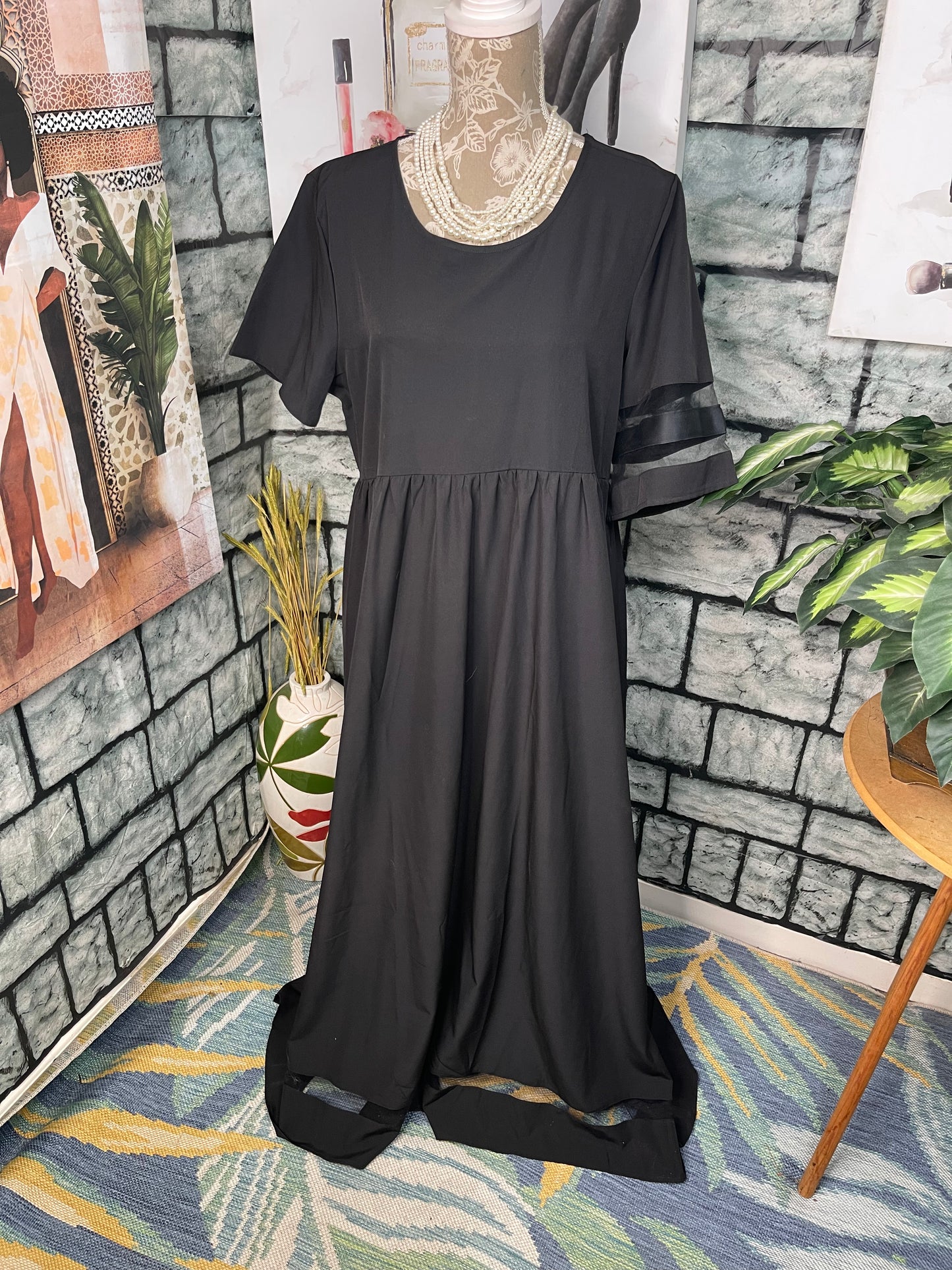 NEW Black Dress Women sz Large