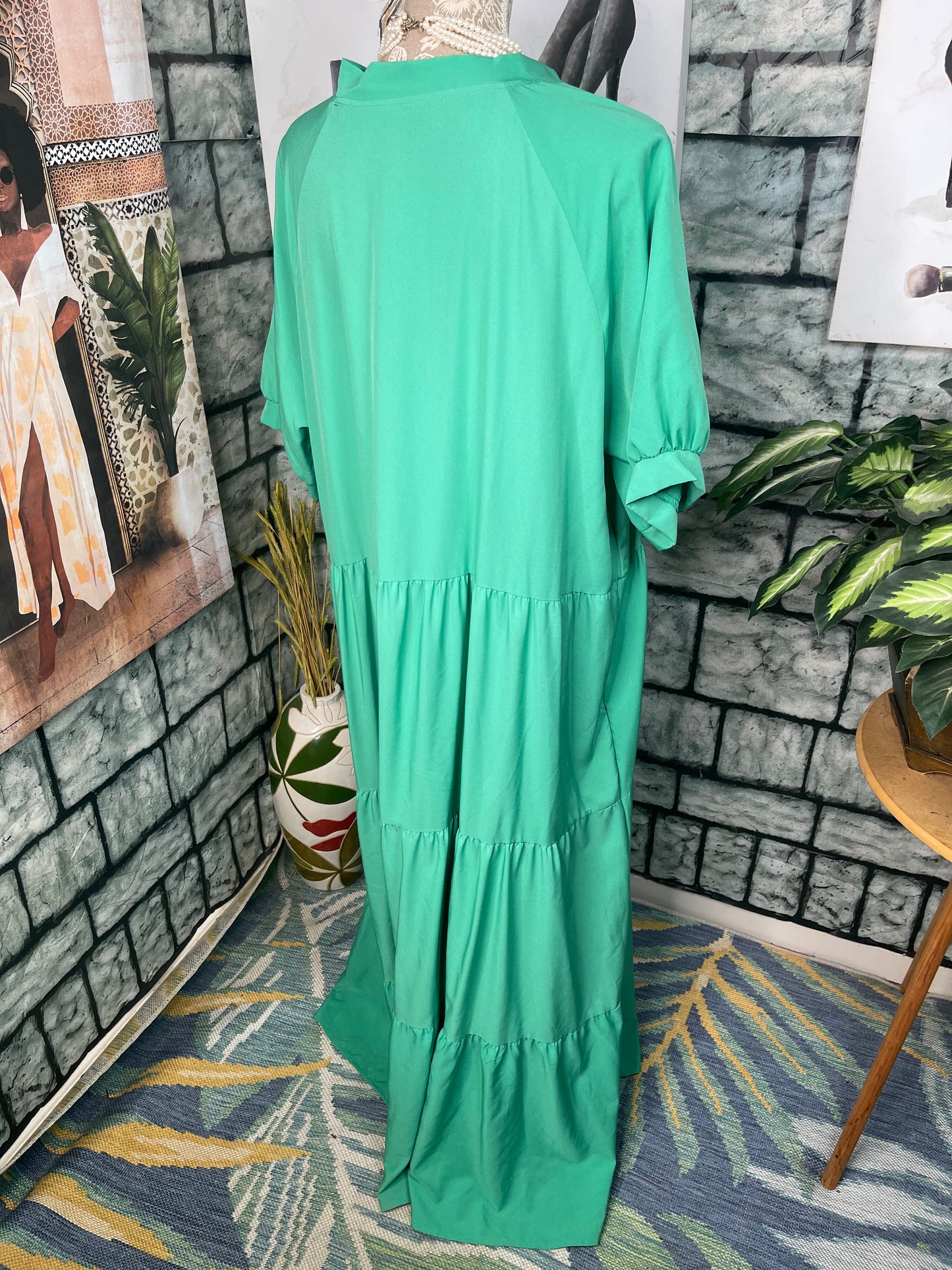 Green Dress Women sz 2XL