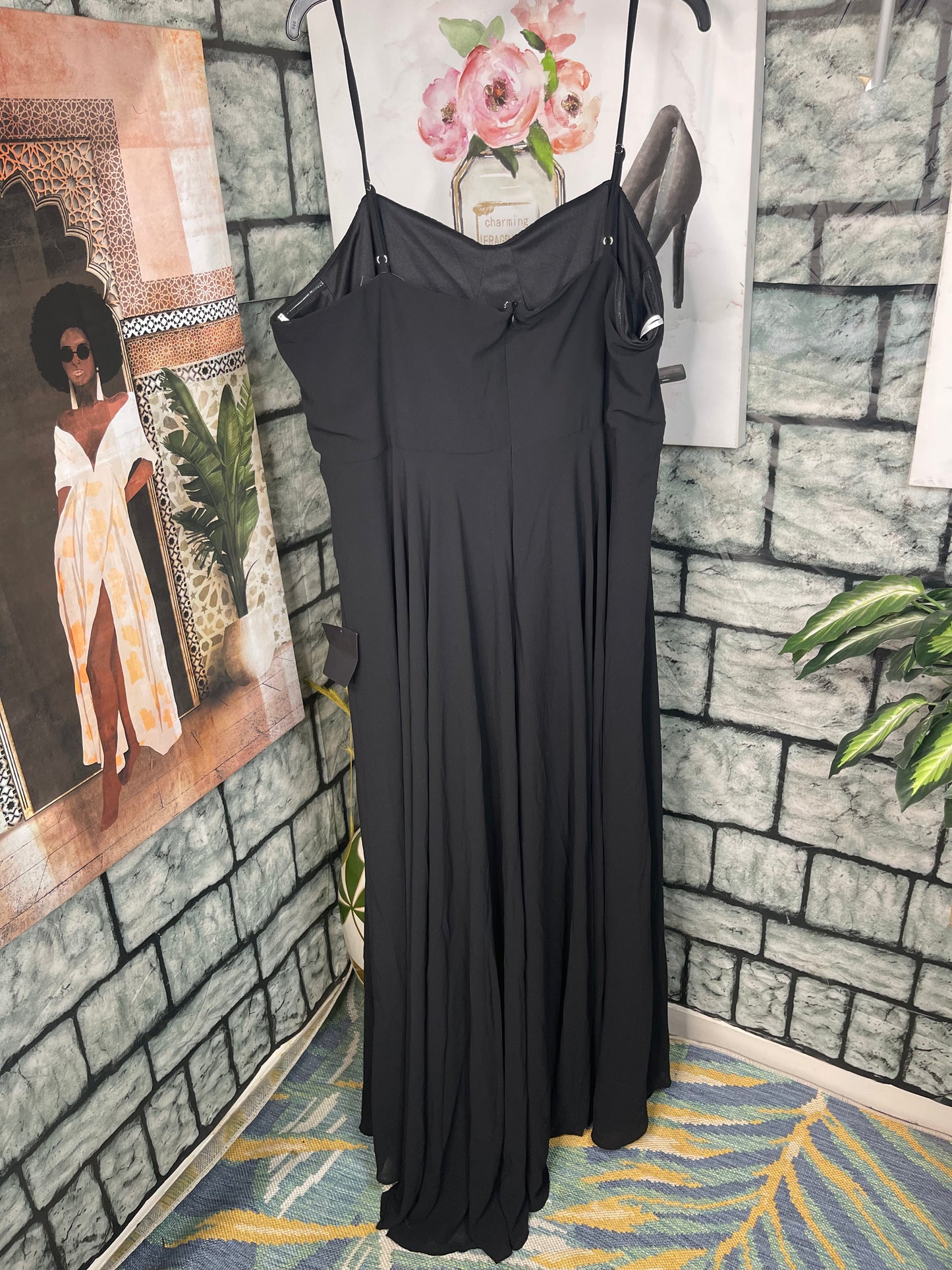 NEW Lulus Black Dress Women sz 2XL