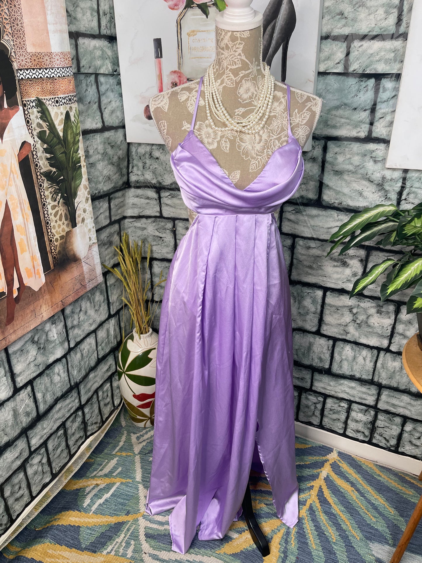 Hello Molly Purple Dress Women sz Medium