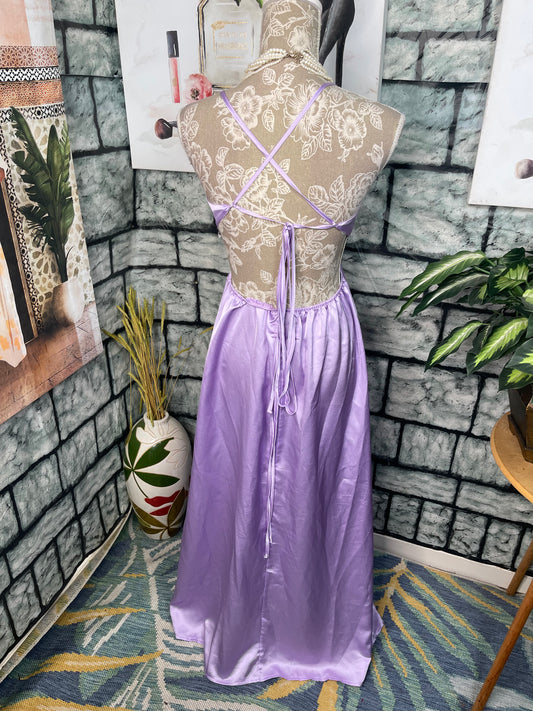 Hello Molly Purple Dress Women sz Medium