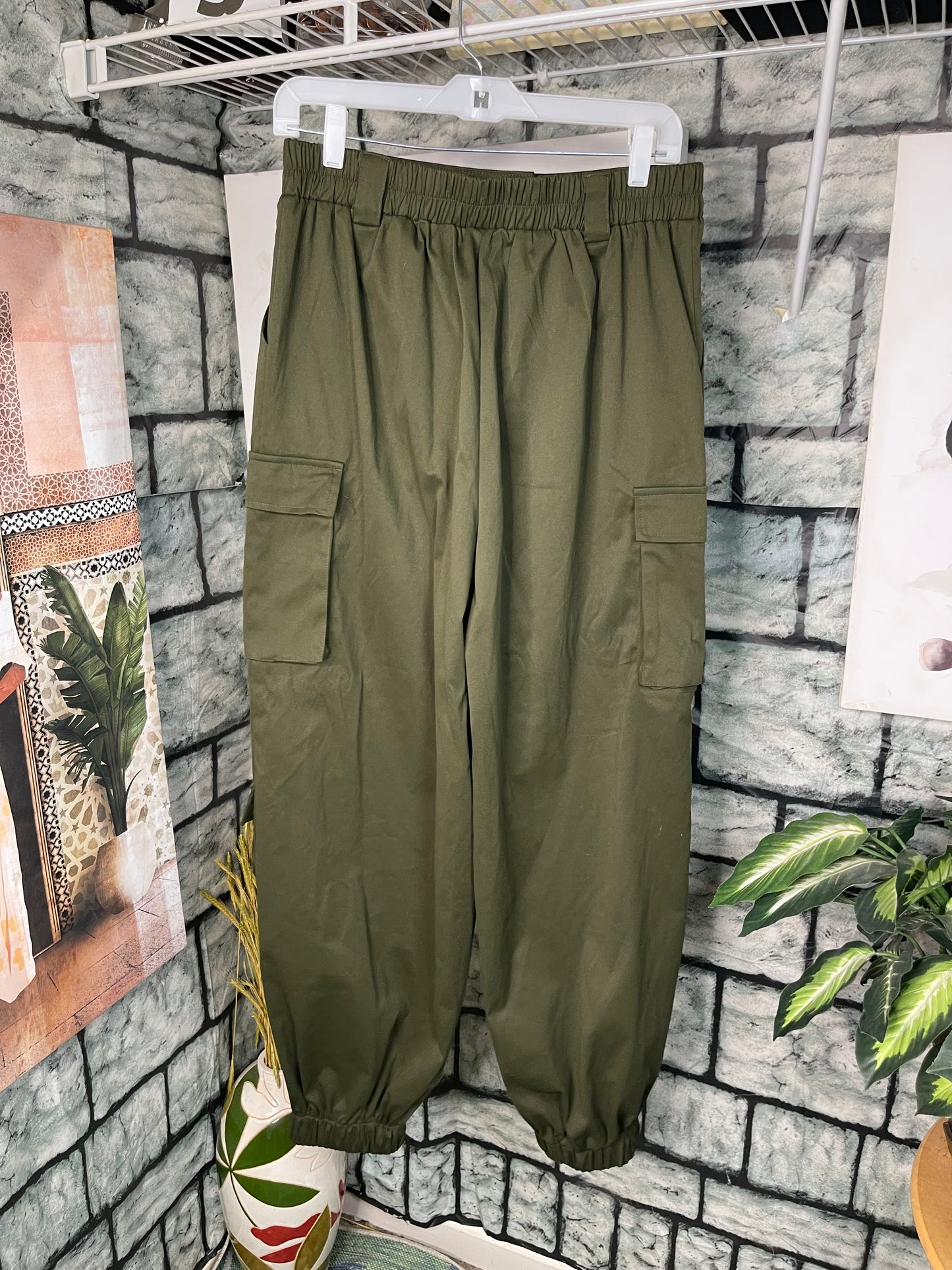 Shein Green Pants Women sz Large