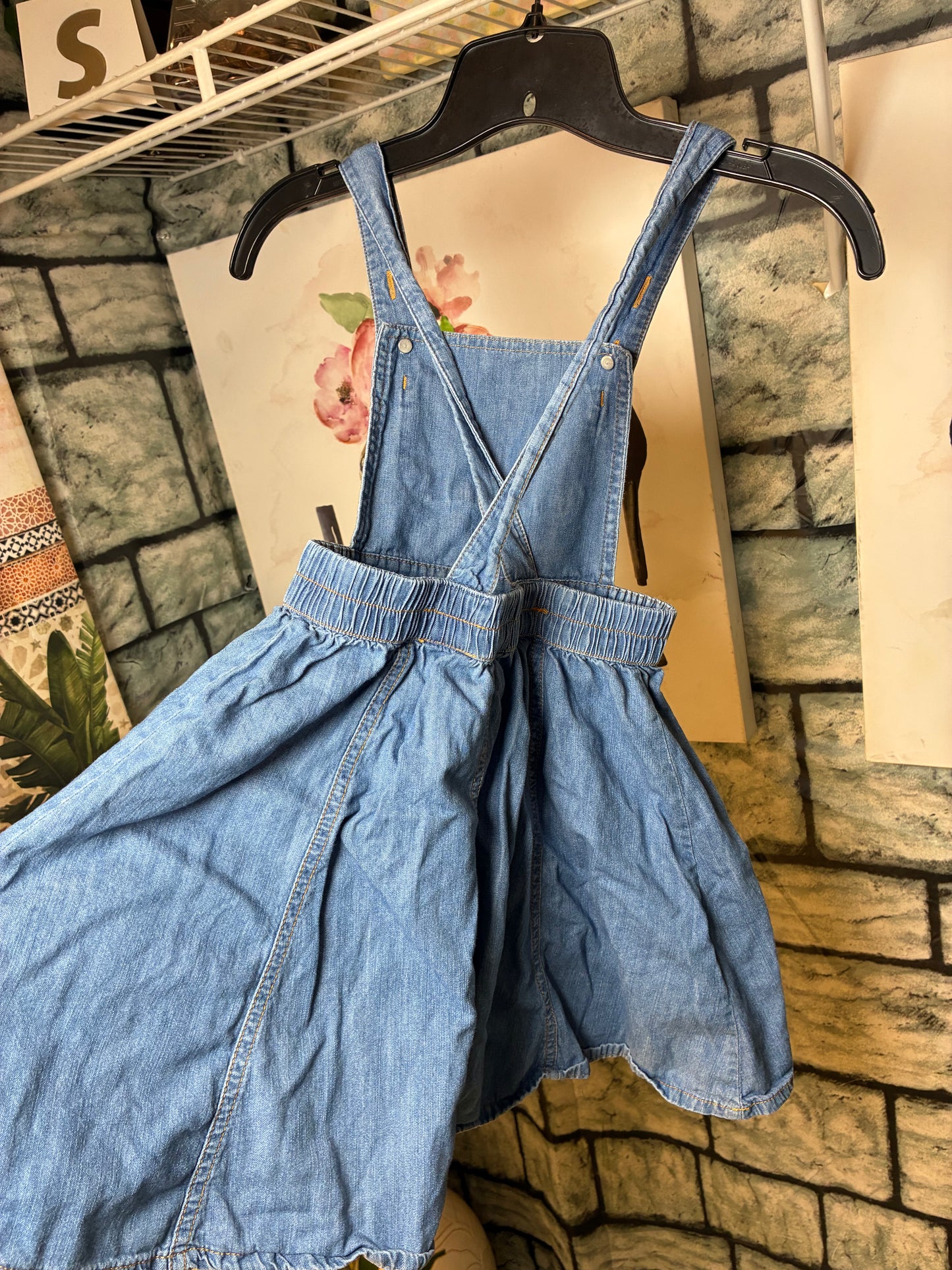 Wonder Nation Blue Denim Dress Girls sz 6