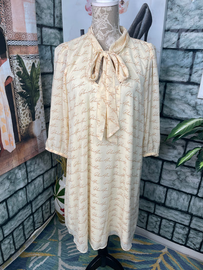 Calvin Klein Tan Brown Dress Women sz 12
