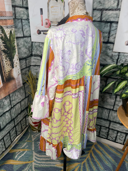 Colorful Dress Women sz 3XL