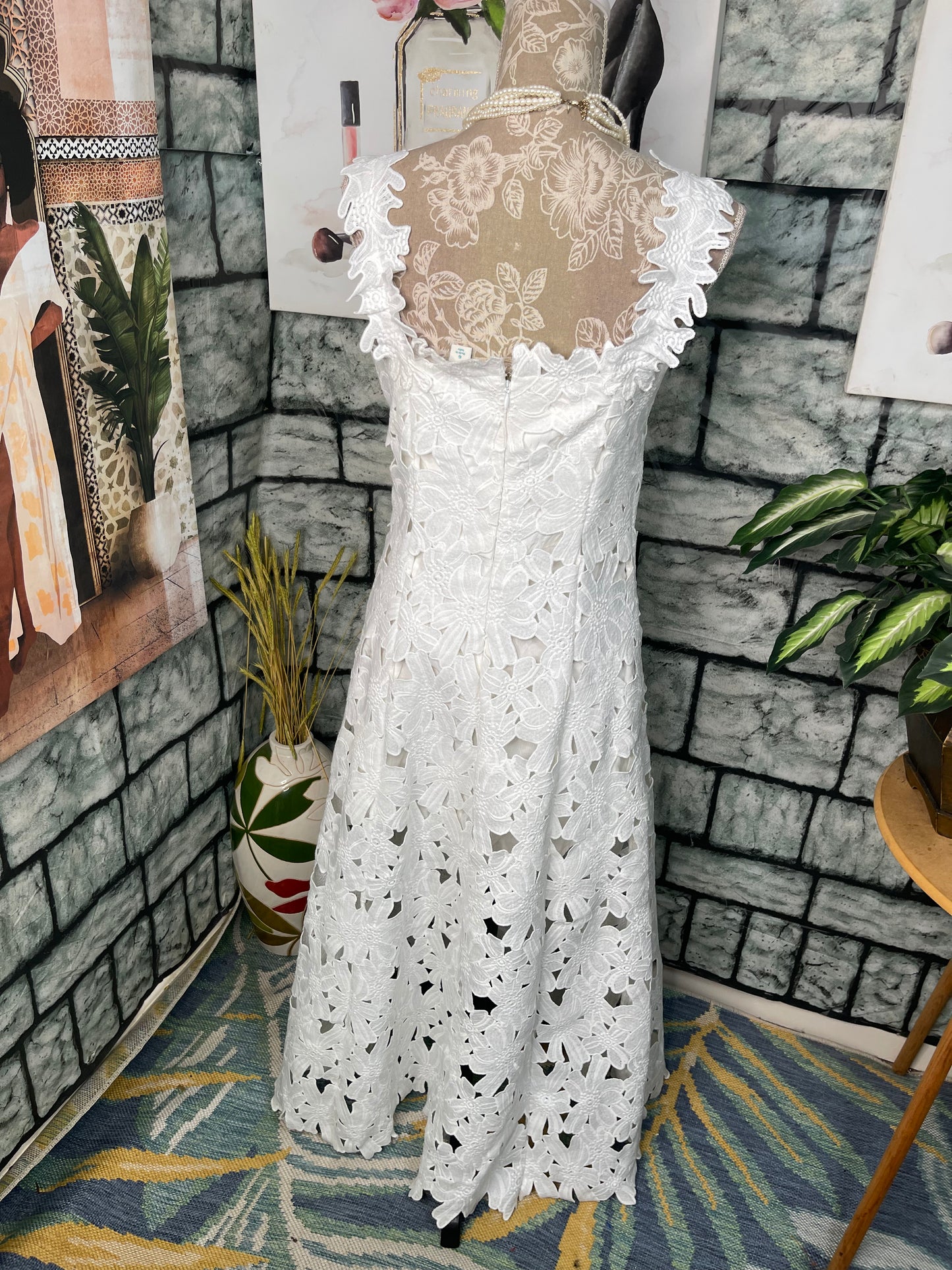 Sundance White Dress Women sz 6