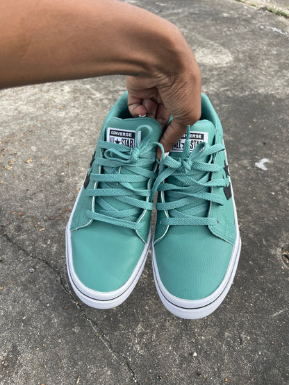 Converse Teal Green Women sz 8.5 , Men sz 7
