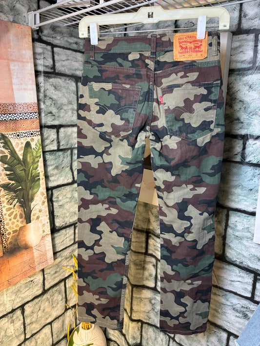 Levis Camo Print Jeans Boys sz 10