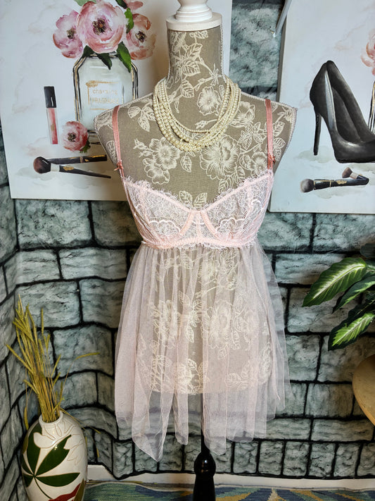 Victoria Secret Pink Lingerie Top Women sz Small