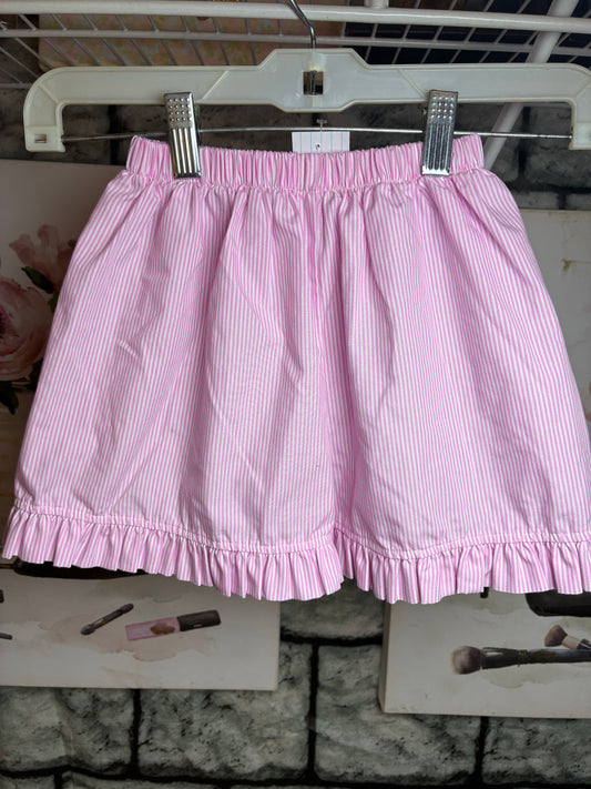 Pink White Shorts Girls sz 8