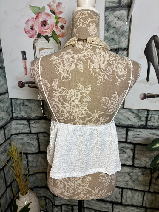 Shein White blouse Women sz Medium