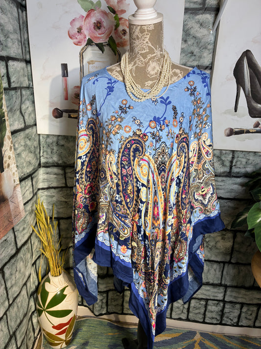 Chico's Blue Top Women One Size
