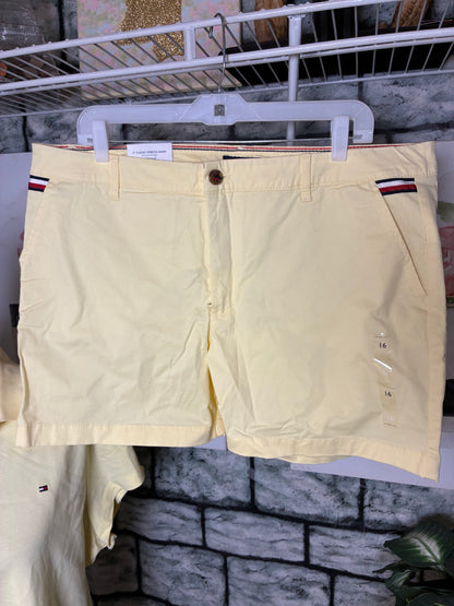 NEW Tommy Hilfiger Yellow Set Women sz 16