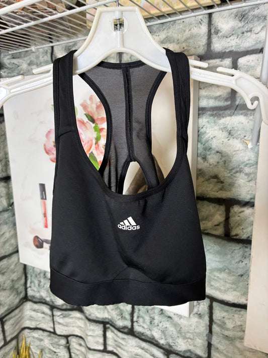 Adidas Black Sports Bra Women sz Small
