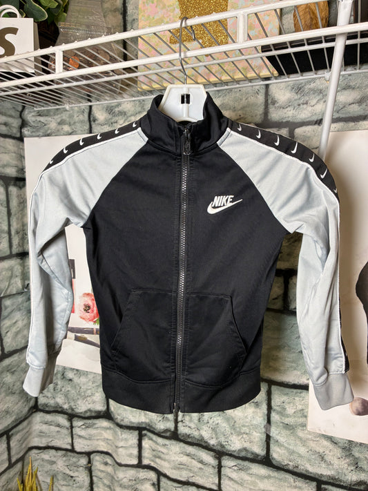 Nike Black Gray Jacket Boys sz 4/5