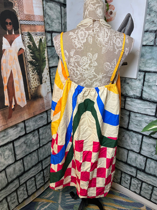 Shein Colorful Dress Women sz 3XL
