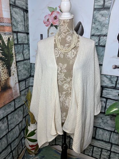 Off White Sweater Cardigan Women sz One Size