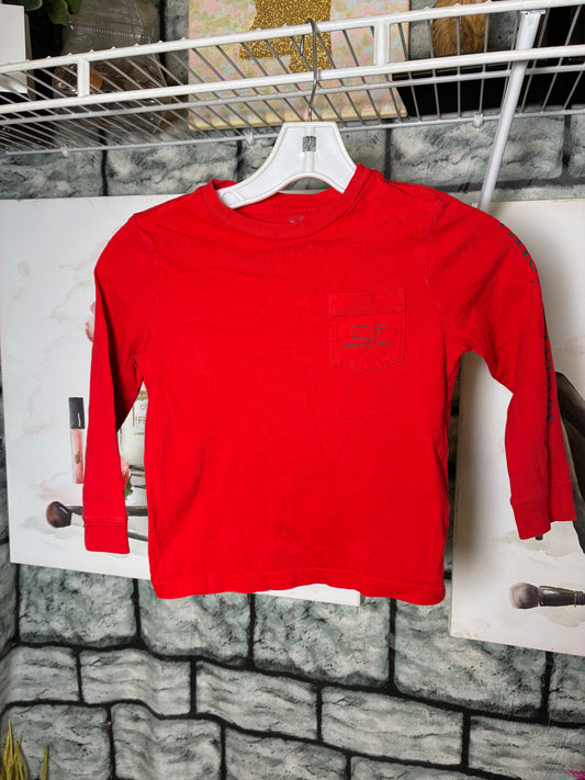 Vineyard Vines Red Shirt Boys sz 4