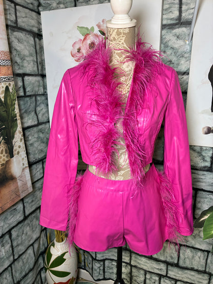 NEW Goodtime USA Pink 2 Piece Set Women sz Medium