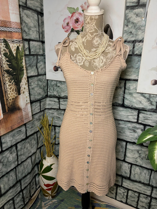 Olive Oak Tan Dress Women sz Medium